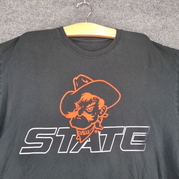 Oklahoma State University Men's T-Shirt L Short Sleeve Crew Neck Regular Fit - Picture 3 of 11